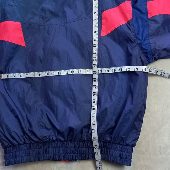 Vintage 80s Descente Women Neon Winter Ski Jacket Coat (L) - Picture 9 of 9